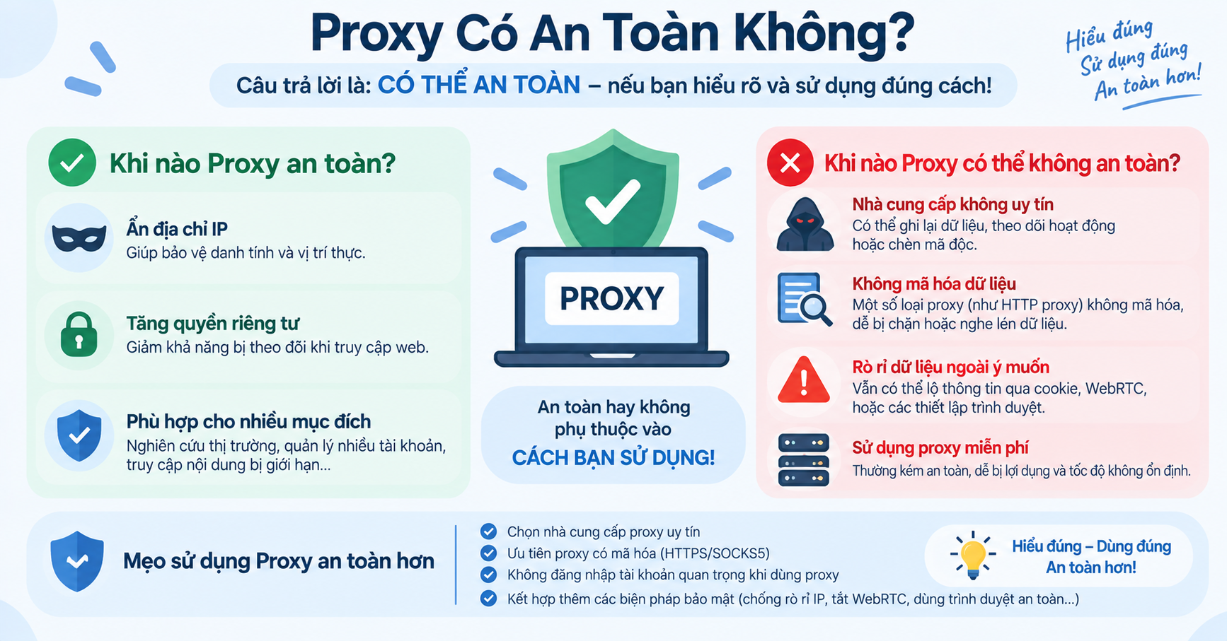 Proxy có an toàn không